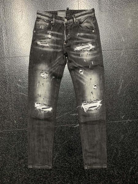 

2022 new arrivals d2 mens luxury designer denim''dsq2''jeans holes trousers dsquare jeans coolguy biker pants mens cloth, Blue