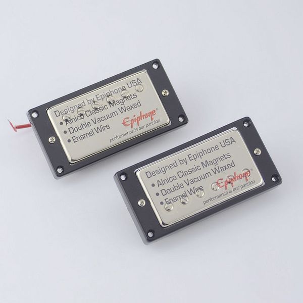

1 set electric guitar alnico bar humbucker pickup nickel cover