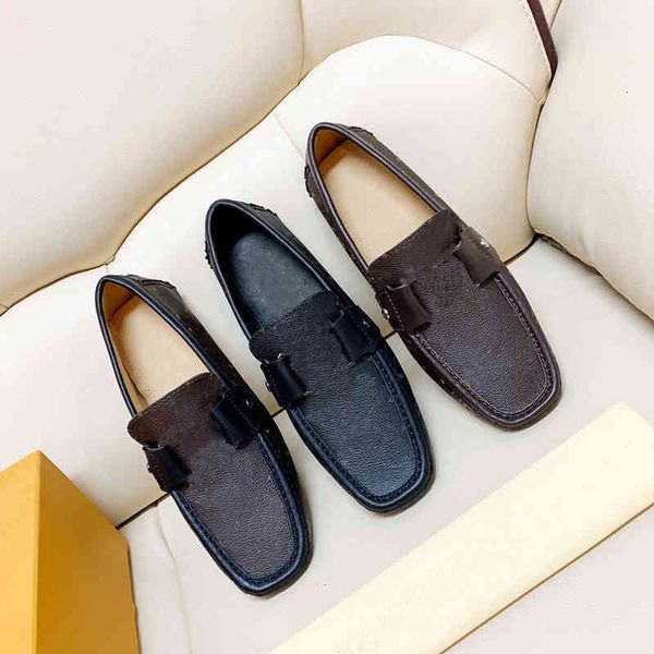 

men loafer luxury shoes hockenheim calf leather formal slip-on gentleman wedding dress drive moccasin-gommino shoe size 38-45 306 4uwf, Black