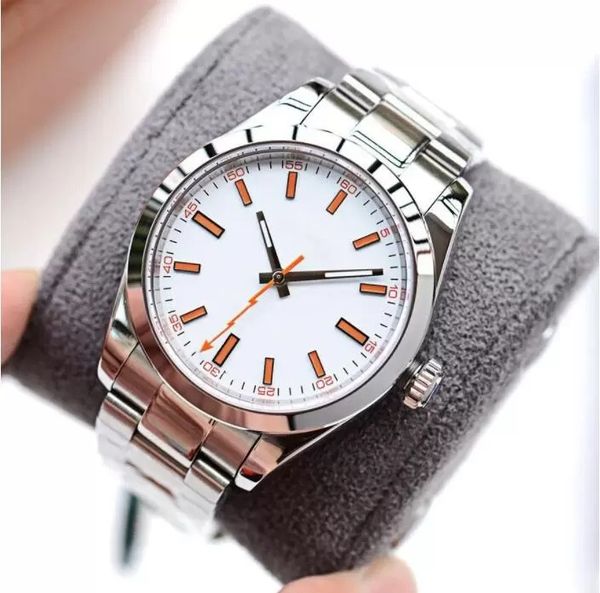 

u1 grade aaa classic design watch limited automatic gd2813 movement 39mm mens watch watches 316l stainless steel 116400 blue dial men wristw, Slivery;brown