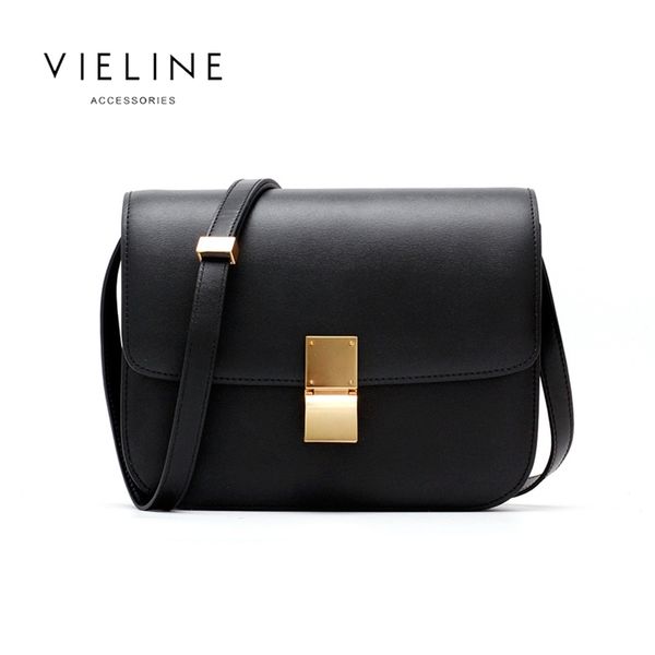

luxury genuine women classic box bag real shoulder crossbody leather flap bag 220602