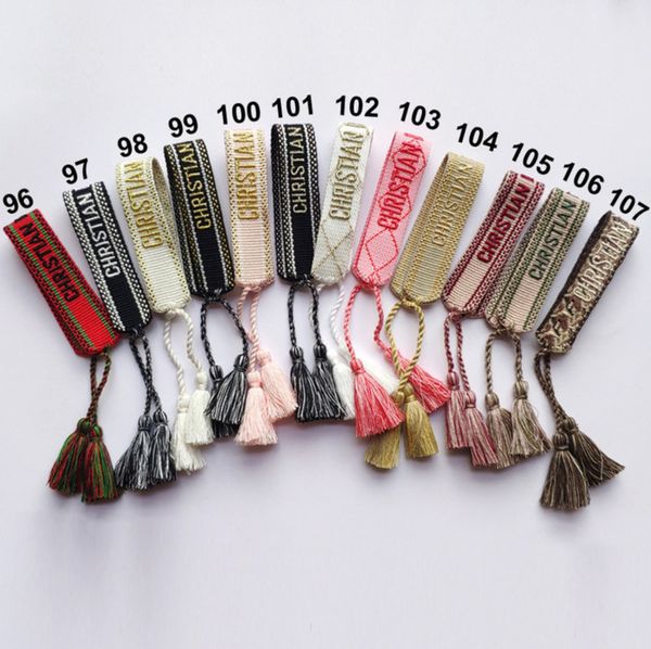 

fashion brand friendship charm bracelets bangles women men adjustable embroidery tassel bangle couple braided jewelry designer woven fabrics, Golden;silver