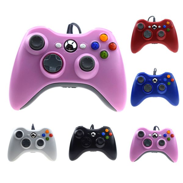 USB Wired Gamepad Joystick Game Controller для Microsoft Xbox 360 PC Windows 7/8/10 с логотипом и розничной коробкой DHL Fast