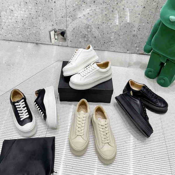 

designer shoes sneakers striped rubber platform women retro leather casual shoe outdoor home fitness fashion sneaker size 35-40, Black