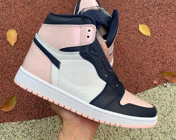 

designer shoes high og jumpman 1 1s atmosphere basketball shoes blue white pink outdoor running trainers sneakers