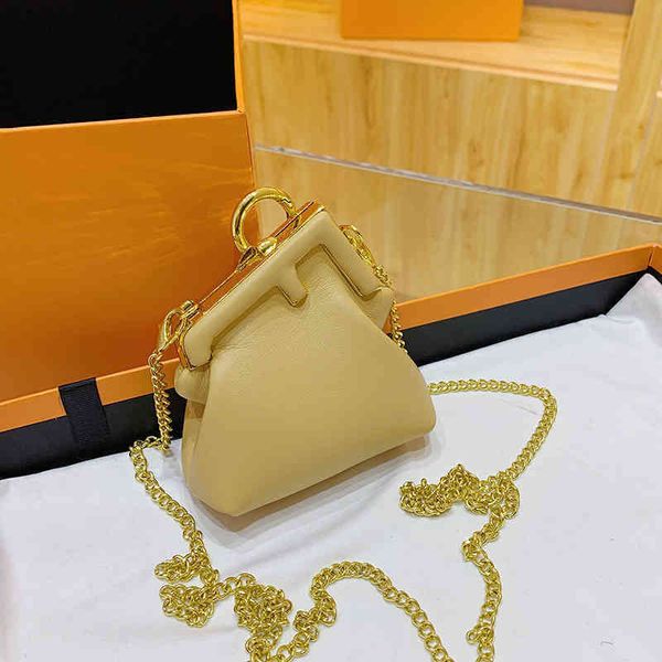 

evening bags 70% off female spring clip mouth popular color single shoulder mini menger chain
