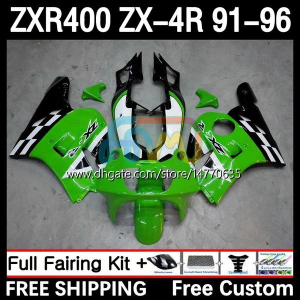 Полный набор для кузова для Kawasaki Ninja ZXR 400 CC ZX-4R ZXR400 91 92 93 94 95 96 Cowling 12DH.29 ZX4R 400CC ZX 4R ZXR-400 1991 1992 1993 1994 1995 1996