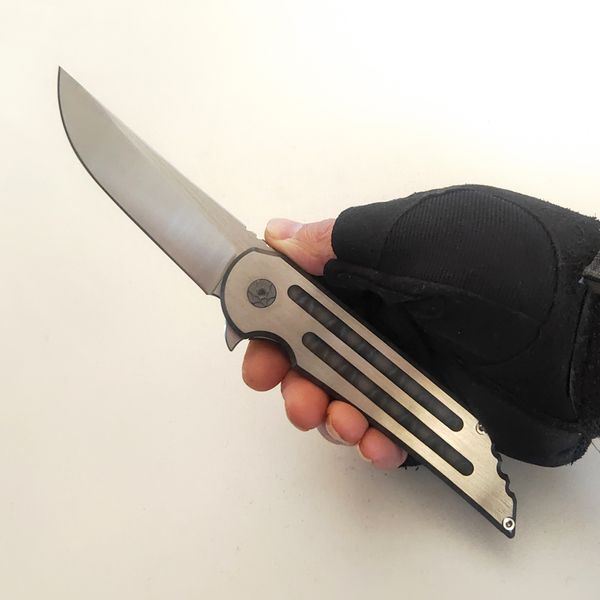 Ограниченная пользовательская версия Kwaiback складной нож S35VN Blade Praction Pocket Pocket EDC титановая ручка тактическое наружное оборудование для выживания ножи для кемпинга охотничьи инструменты