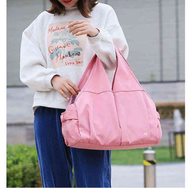 

lulu travel sack bag with large capacity dry wet separation waterproof wear-resistant sports yoga sacks bags fitness shoulder bag-9b91 8o0z