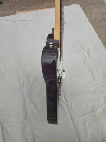 

electric guitar 4-string bass black body silver accessories level guitar support to customize all guitars order and sh