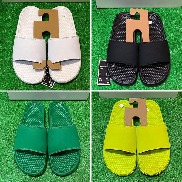 

benassi slide jdi tanjun slippers men women designer sandals black white volt green sport red beach slides summer sports shoes