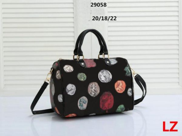 

women designer messenger travel bag classic printing style fashion bags shoulder bags lady totes handbags small duffel handbag