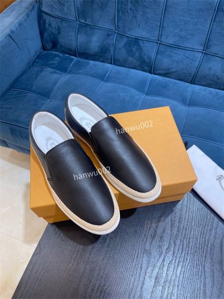 

fisherman's shoes women autumn and winter new flat bottomed one foot lazy shoes fashionable letter lefu, Black