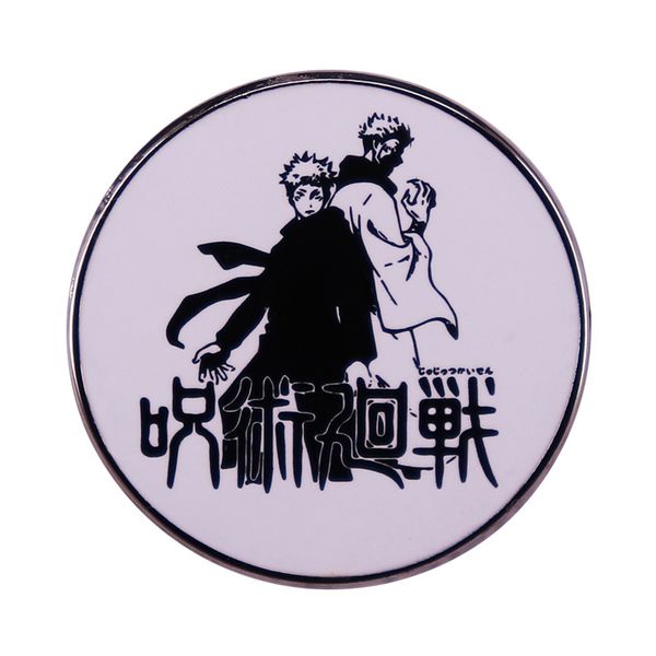 

jujutsu kaisen sukuna enamel pin kawaii brooch fashion jewelry decor s001, Blue