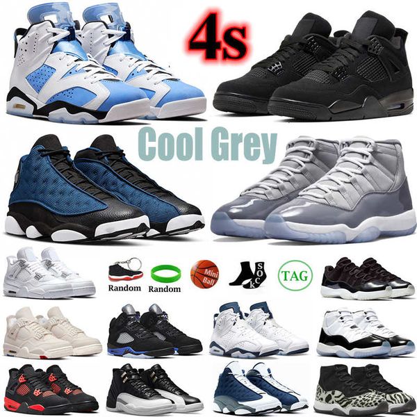 

mens cool grey 11 11s basketball shoes 25th anniversary concord white bred 4s black cat 6s unc 13s brave blue 12s offs men women