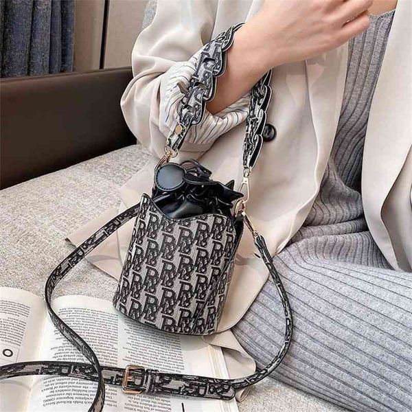 

vintage bucket drawstring hand messenger bag fashion versatile bag women 80% off outlet online