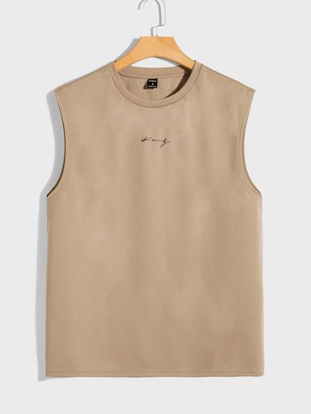 

men letter graphic tank q5z3#, White;black