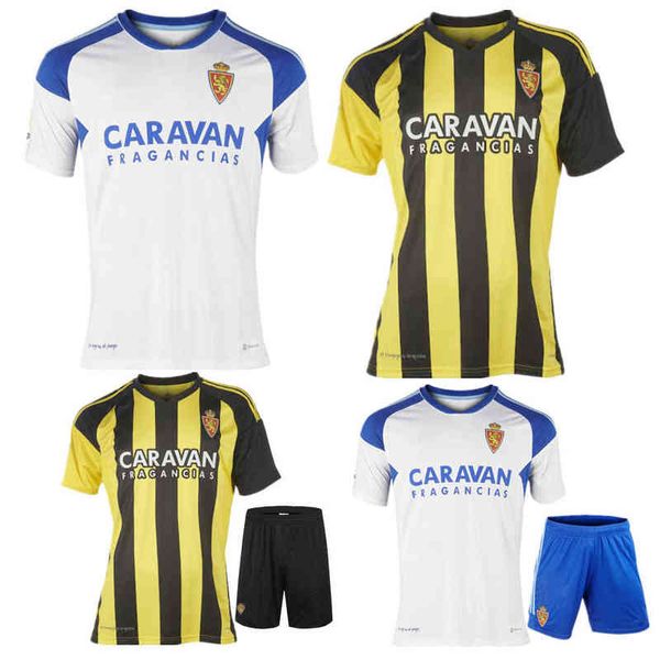 

kids 2022/23 real zaragoza customize jersey sergio bermejo eugeni men t-shirt kit, White;black