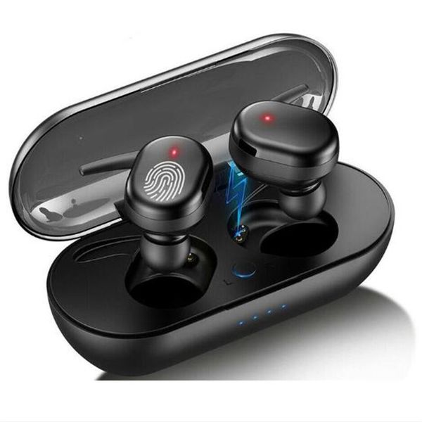 Sport Y30 TWS Earbuds Fones de ouvido sem fio Noise Cancel Touch Bluetooth 5.0 Headphones Fones de ouvido com microfone Fone de ouvido para Ios Android Celular