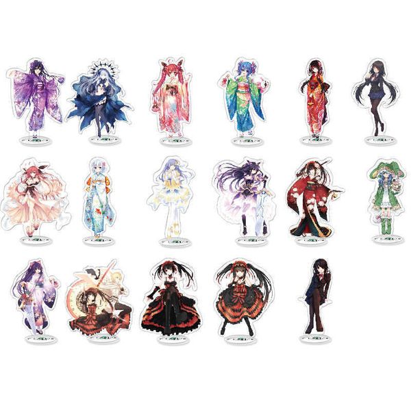 

huiya01 date a live yatogami tohka yoshino itsuka kotori yamai yuzuru acrylic stand figure model plate decoration cosplay gifts q0722