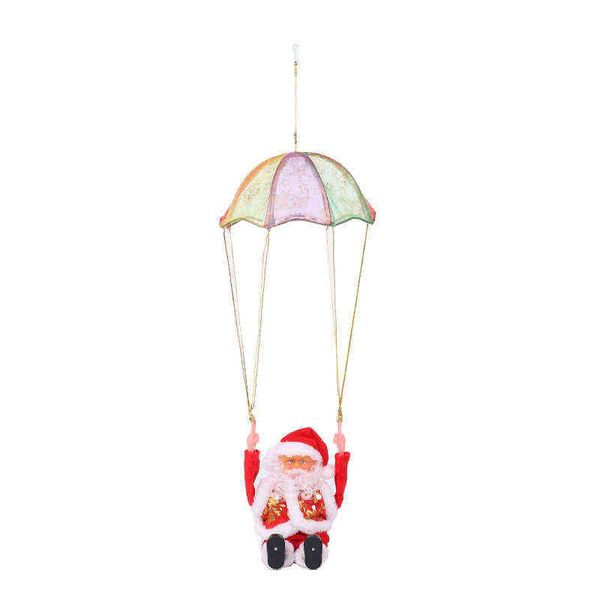 

factory outlet parachute somersault electric music santa gift decorations christmas