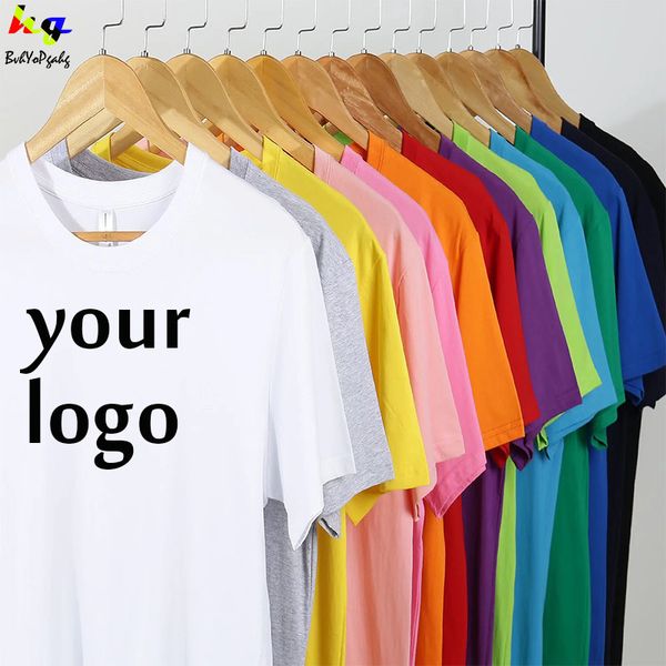 

designcustom mens and womens casual shortsleeved cotton shirts personality team advertising 220609, Black