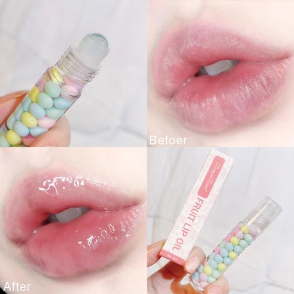 

lip balm 8ml mirror water gloss glaze transparent glass oil lipstick tslm2