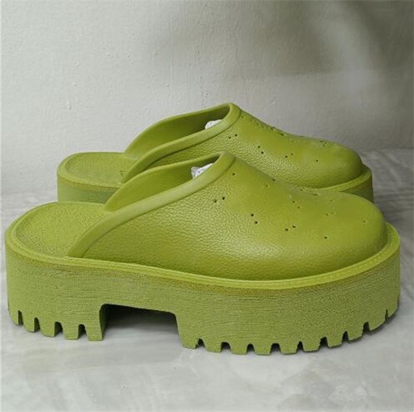 

2022 double g sandal brand designer women sandals luxury men platform slippers hollow pattern beach shoes loafers flats slipper size 35-42, Black