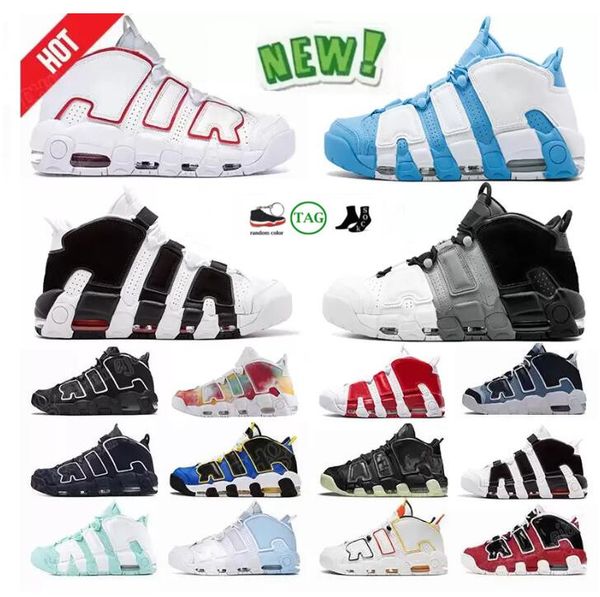 

designer 96 more mens basketball shoes scottie tri-color pippen 96s total white sunset multi-color black bulls renowned rhythm raygun denim