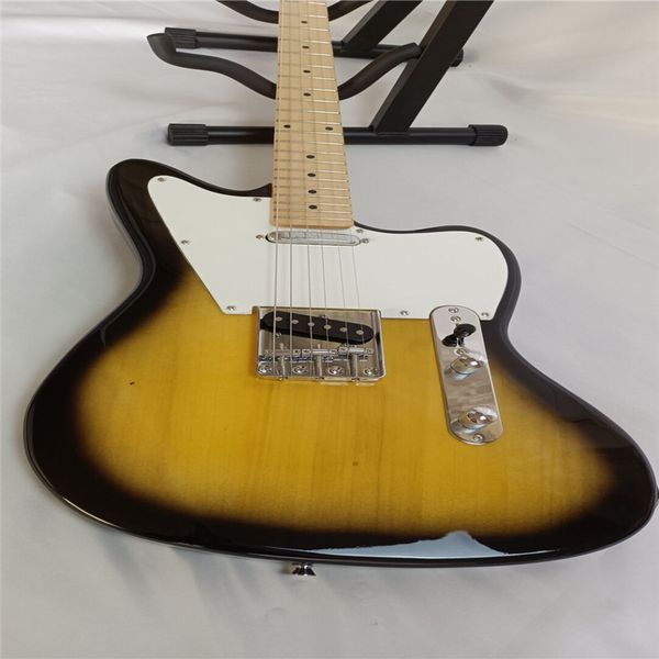 

2021 chinese factory custom electric guitar jazz electric guitar body and tl neck