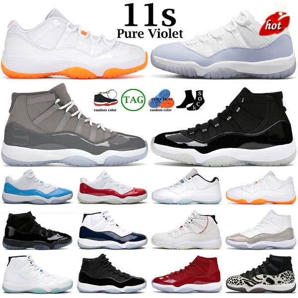 

mens basketball shoes women 11s 11 pure violet cool grey concord bred win like 96 cap and gown animal instinctmen bright citrus unc men, Black