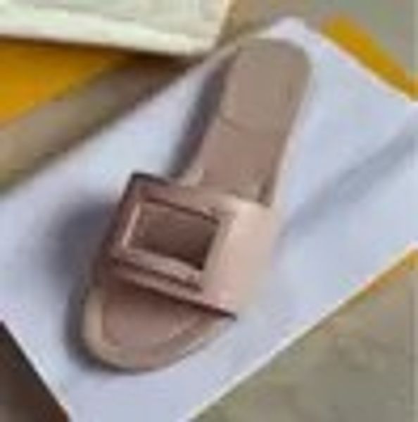 

fendyity luxurys leather women's summer slides baguette slippers shoes outdoor lady beach sandals calfskin leather casual sandal ladies