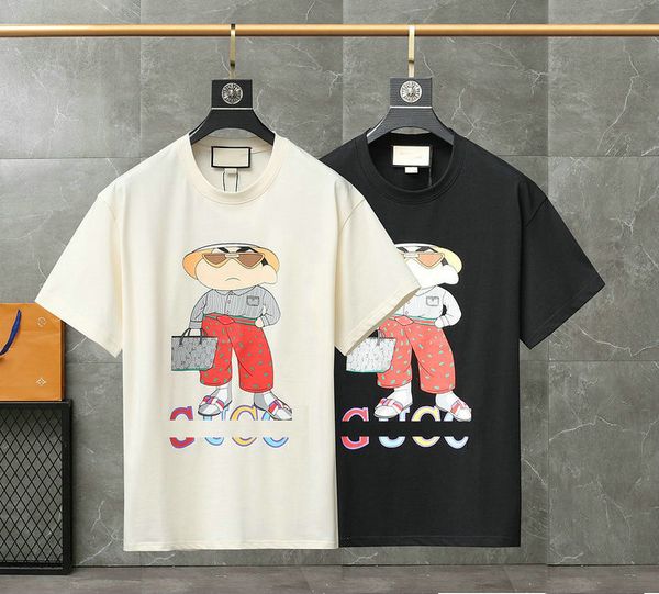 

2022 mens designers t shirt man womens tshirts with letters print short sleeves summer shirts men loose tees asian size m-3l, White;black