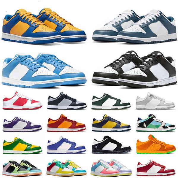 

discount s.b dvnk big size us 13 mens designers shoes men women casual sneakers panda white black unc grey fog valerian blue ucla trainers j