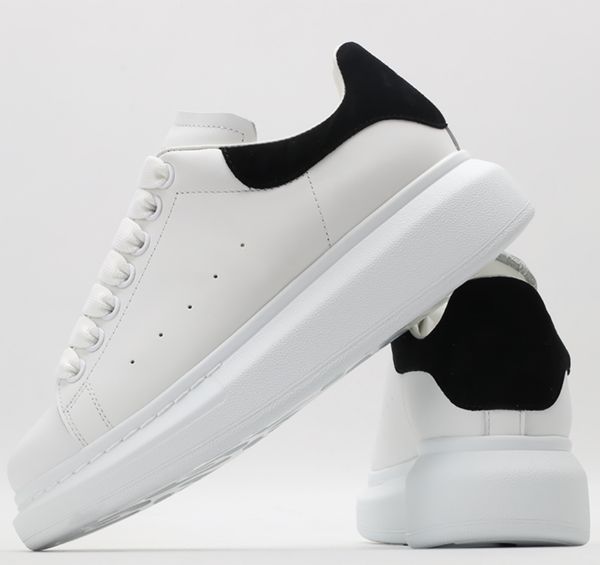 

trendy custom sneakers shoe oversized sneaker leather lace up for men cool shoes breathable designer walking luxury velvet suede st, Black