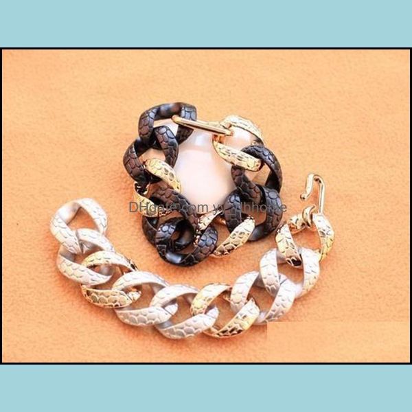 

charm bracelets bracelet bangle fashion jewelry men yydhhome drop delivery 2021 yydhhome dhe4d, Golden;silver
