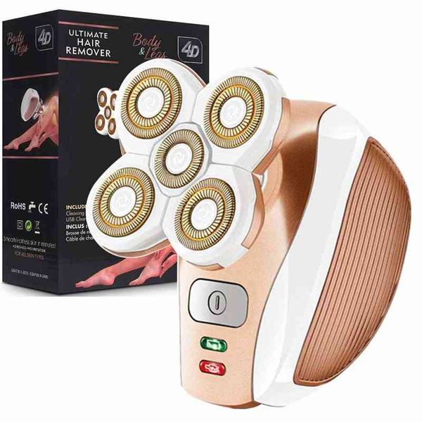 

epilator wet dry electric women shaver facial hair remover leg women's razor rechargeable face lady for body bikini trimmer220422