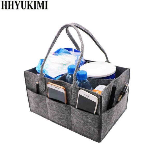 Women Make-Up Organizer Vilt Doek Insert Bag Travel Multi-Zakken Cosmetische Tas Multifunktionale Opslag Baby Luier Nat Mama 220611