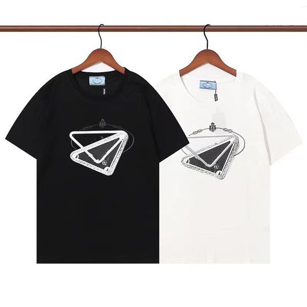 

luxury designer men's graphic t shirt ins women's oversized t-shirts fashion woman blouses 2022 summer aesthetic anime fairy grun, White;black