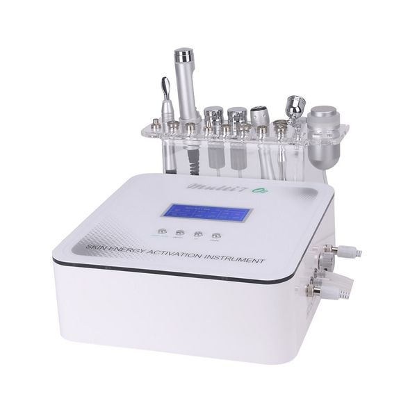 Neuestes 7-in-1-Hautpflege-Energieaktivierungsinstrument RF-Ultraschall-Gesichtsmaschine zur Regeneration mit Galvanik