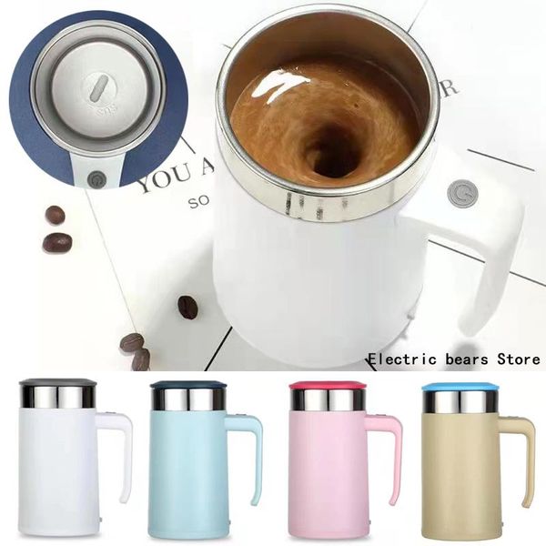 Tassen, wiederaufladbar, automatisch, selbstrührend, magnetisch, kreativer 304-Edelstahl, intelligenter Kaffee-Milch-Mixer, Rührbecher, Mixer, Geschenkbecher