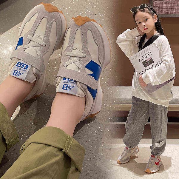 

new outdoor mesh children's sports shoes light children's leisure shoes breathable non-slip girls l220627 l220715, Black;red