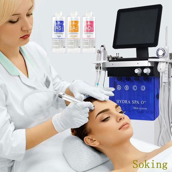 Prezzo di fabbrica Skin Spa Multifunzionale Attrezzatura di bellezza 14 in 1 Dermabrasione Acqua Oxygen Aqua Cleaning Dermabrasion Device