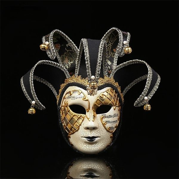 Parti Maskeleri Moda Tam Yüz Mini Venetian Maske Masquerade Mardi Gras Cadılar Bayramı 220823