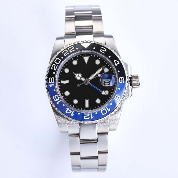

men's mechanical watches business watch pagani design 40mm 100m waterproof brand sapphire glass stainless steel day date, Slivery;brown