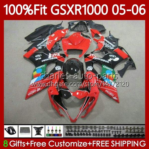 OEM MOTO Karosserie für Suzuki GSXR 1000 CC K5 GSX-R1000 2005 2006 Karosserie 122Nr