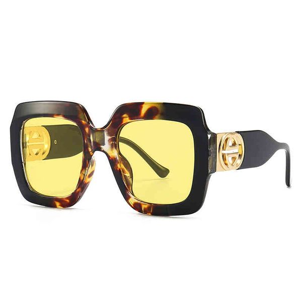 

square sunglasses street sfashion luxury sunglasses gg1022s, White;black