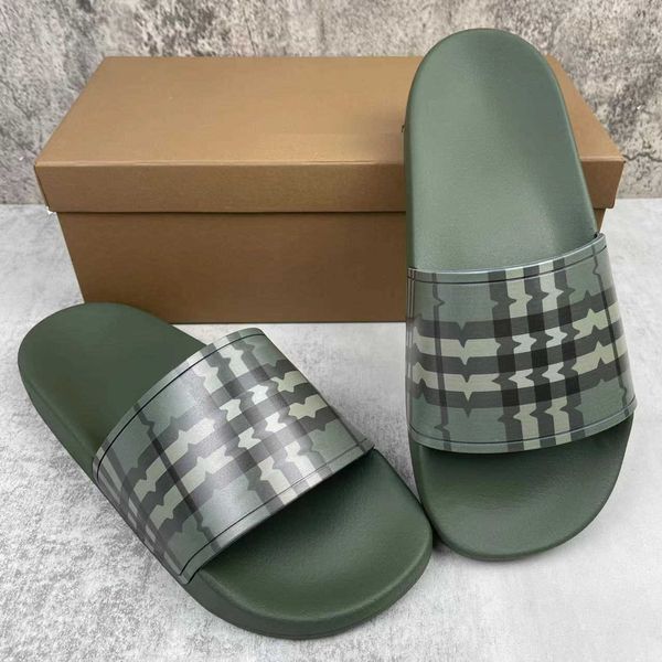 

mens womens slippers three-dimensional font shoes slide summer fashion wide flat sandals flip flop with box size 36-46, Black