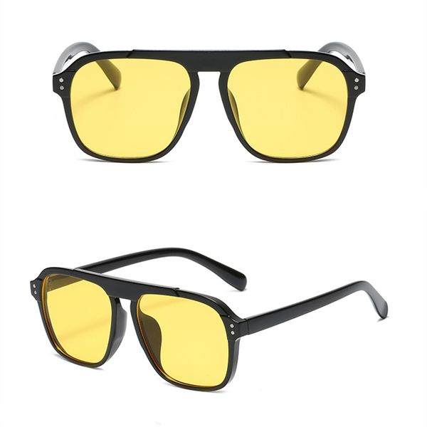 

sunglasses men designer square black fashion accessories, White;black