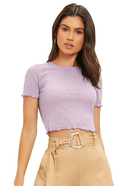 

solid lettuce trim semi sheer b4ll#, White